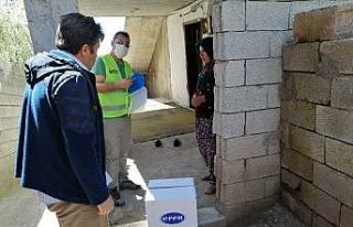 Ahlat’ta bin 72 aileye gıda kolisi ulaştırıldı