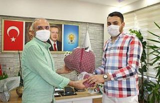 AK gençlerden Başkan Elbir’e ziyaret