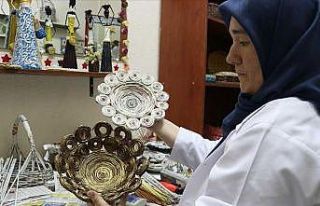 Akpınar Yaşam Merkezinde maske üretiliyor