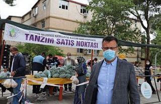 Alaşehir Belediyesi tarafından kurulan tanzim satışına...