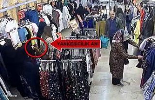 Alışveriş yapan kadınların korkulu rüyası kameralara...