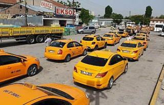 Altındağ’da taksiler dezenfekte edildi