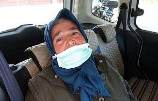 Ambulans helikopterin alamadığı hastanın eşi...