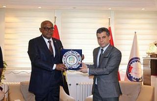 Angola Büyükelçisi’nden SANKON’a ziyaret