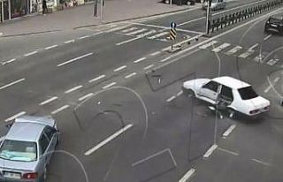 Ani refleks gösterdi hayatı kurtuldu