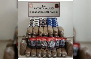 Antalya’da 50 bin kaçak makaron ve 165 kilo tütün...