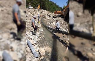 ASAT Kemer’de sorunlu içme suyu hattını yeniledi