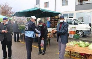 Aşkale’de 7 hafta sonra pazar kuruldu