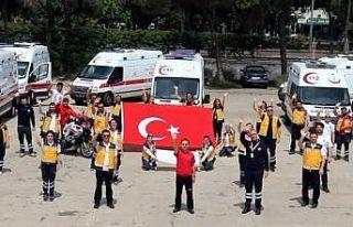 Aydın 112 personellerinden ‘Sarı Kahramanlar’...