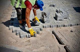 Aydın BŞB, Didim’de kaldırım çalışması başlattı