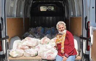 Ayvalık’ın “Şefkat Annesi” yardım rekoruna...