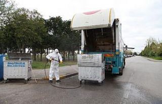 Başiskele’de çöp ve geri dönüşüm konteynerleri...