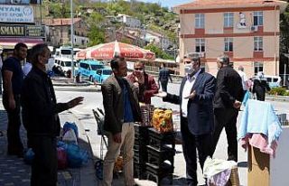 Başkan Altun pazar yerinde önlemleri denetledi