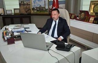 Başkan Beyoğlu, video konferansla belediyenin hizmetlerini...