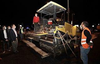 Başkan Büyükakın, gece denetimlerini sürdürüyor