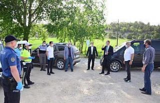 Başkan Ceyhun, Hisarcık’ta Korona virüs önlemlerini...