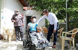 Başkan Ercengiz’den engelli Rıza’ya sürpriz