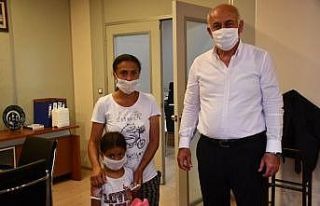 Başkan Tuncel örnek iyiliğe kayıtsız kalmadı