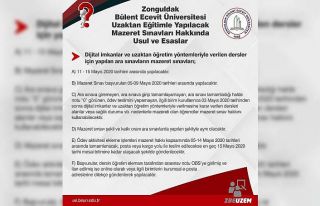 BEÜ’den uzaktan eğitimle mazeret sınavı duyurusu