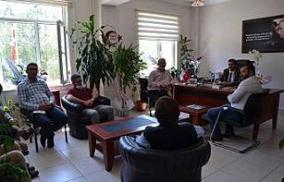 Bigalı muhtarlardan Atmaca’ya ziyaret