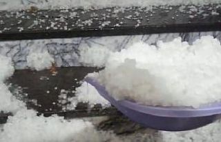 Bingöl’de dolu etkili oldu