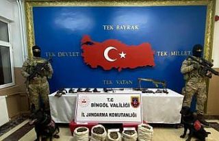 Bingöl’de operasyon: Çok sayıda silah ve mühimmat...