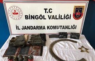 Bingöl’de terör operasyonu, el bombaları ve mühimmat...