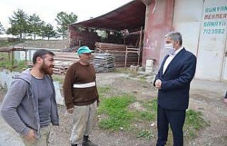 Bünyan Belediyesi iki sokakta yol genişletme çalışması...