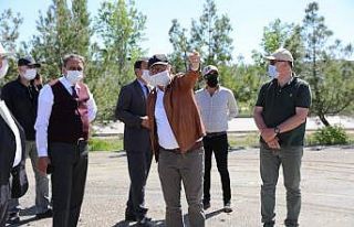 Burdur Valisi Salda Gölünde incelemede bulundu