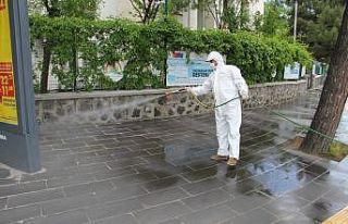 Büyükşehir Belediyesi cadde ve kaldırımları...