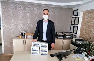 Büyükşehir Belediyesi’nin maske dağıtımı...