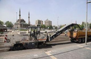 Büyükşehir, kısıtlamalarda da çalışmalara...