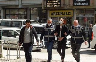 Çaldığı malzemelerle otel odasında yakalanan...