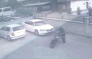 Çaldığı motosikleti çalıştıramayınca geri...