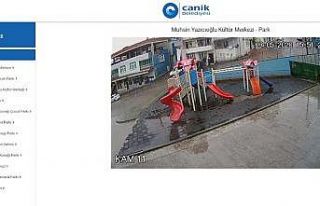 Canik’te parklar 7/24 izleniyor