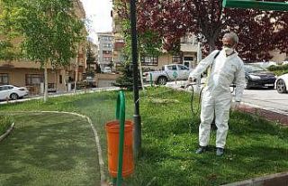 Çankaya’da salgın hastalıkla mücadele çalışmaları...