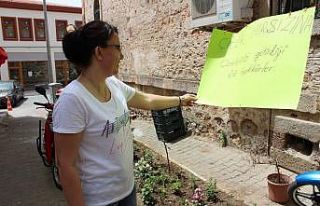 Çiçek hırsızına afişle önce çağrı, sonra...