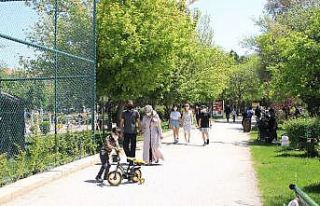 Çocuklar 4 saatlik iznin keyfini çıkardı