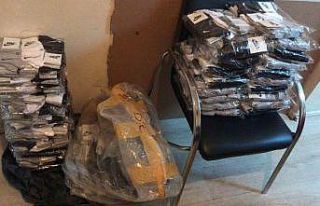 Çorap hırsızlarını bekçiler yakaladı