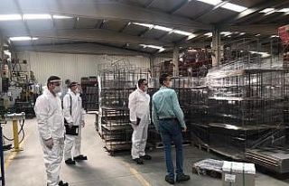 Covid-19 tedbirleri kapsamında fabrikalardaki denetimler...