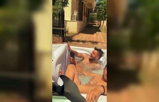 Deniz girmenin yasak olduğu Antalya’da gençlerin...