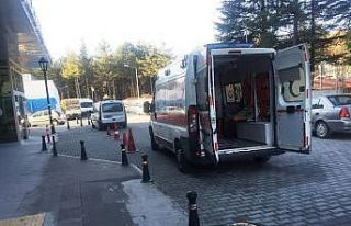 Devrilen motosikletin sürücüsü yaralandı