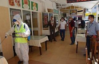 Didim’deki işletmeler dezenfekte edilerek, yeni...