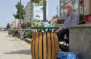 Dışarı çıkan 65 yaş üstünün ‘çöp’ şaşkınlığı