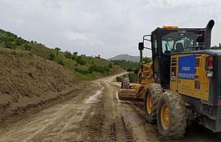 Diyarbakır Büyükşehir Belediyesinden yol bakım...