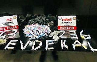Diyarbakır’da 327 kilo esrar ele geçirildi