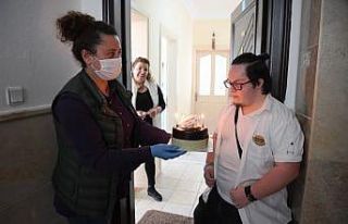 Down sendromlu Umutcan’a doğum günü sürprizi