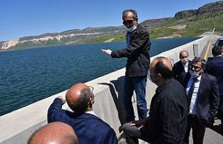 DSİ Genel Müdür Vekili Yıldız, Ilısu Barajında...