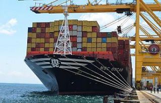 Dünyanın en büyük konteyner gemisi Tekirdağ’da