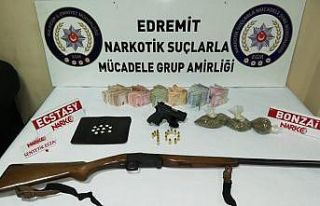 Edremit’te uyuşturucu operasyonu